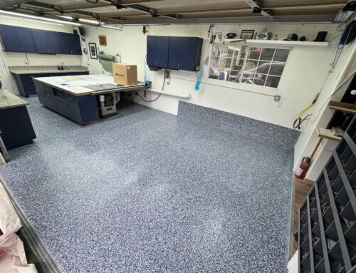 2-Day Epoxy Garage Floor Installation in Sylmar, California
