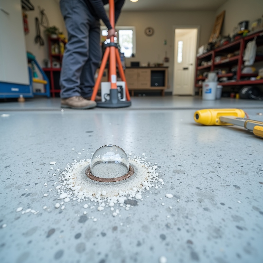 Fixing Moisture Blisters in Woodland Hills Garage Epoxy