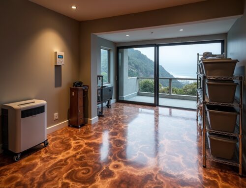 Winter Moisture Control for Metallic Epoxy Basements