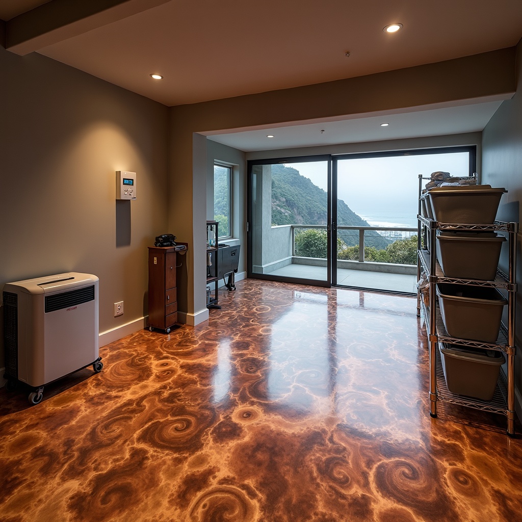 Winter Moisture Control for Metallic Epoxy Basements