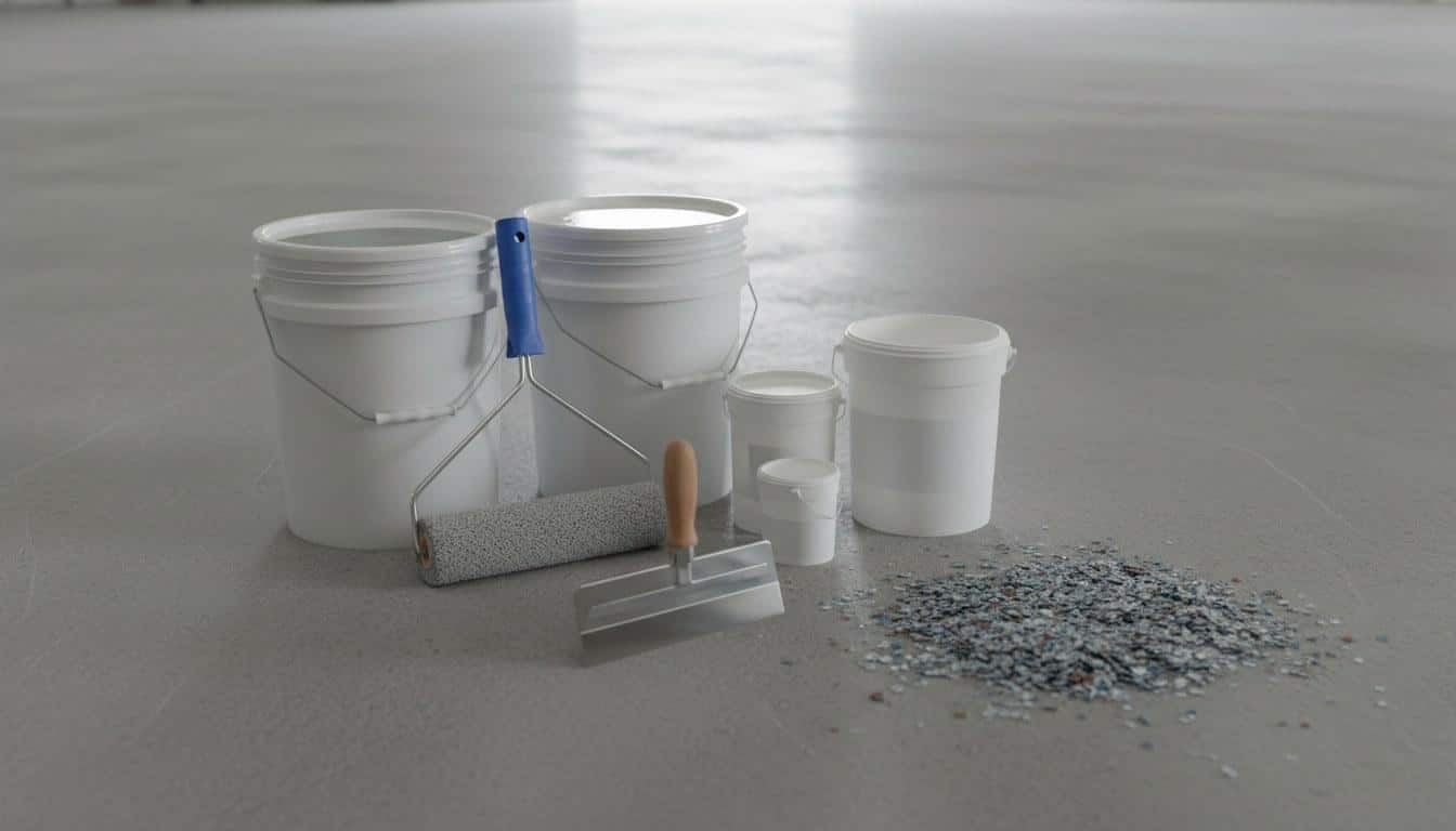 Flake & Chip Epoxy Flooring in Northridge — Five Star Epoxy & Coatings