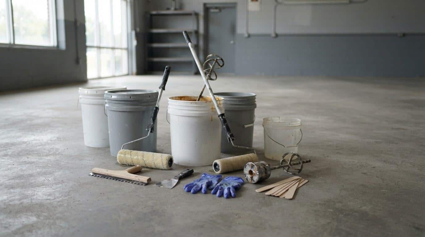 epoxy flooring installation — Five Star Epoxy & Coatings